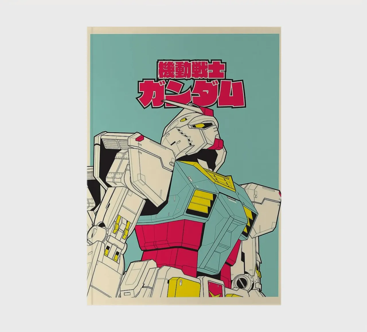 Gundam robot notebook by Waylons Studio