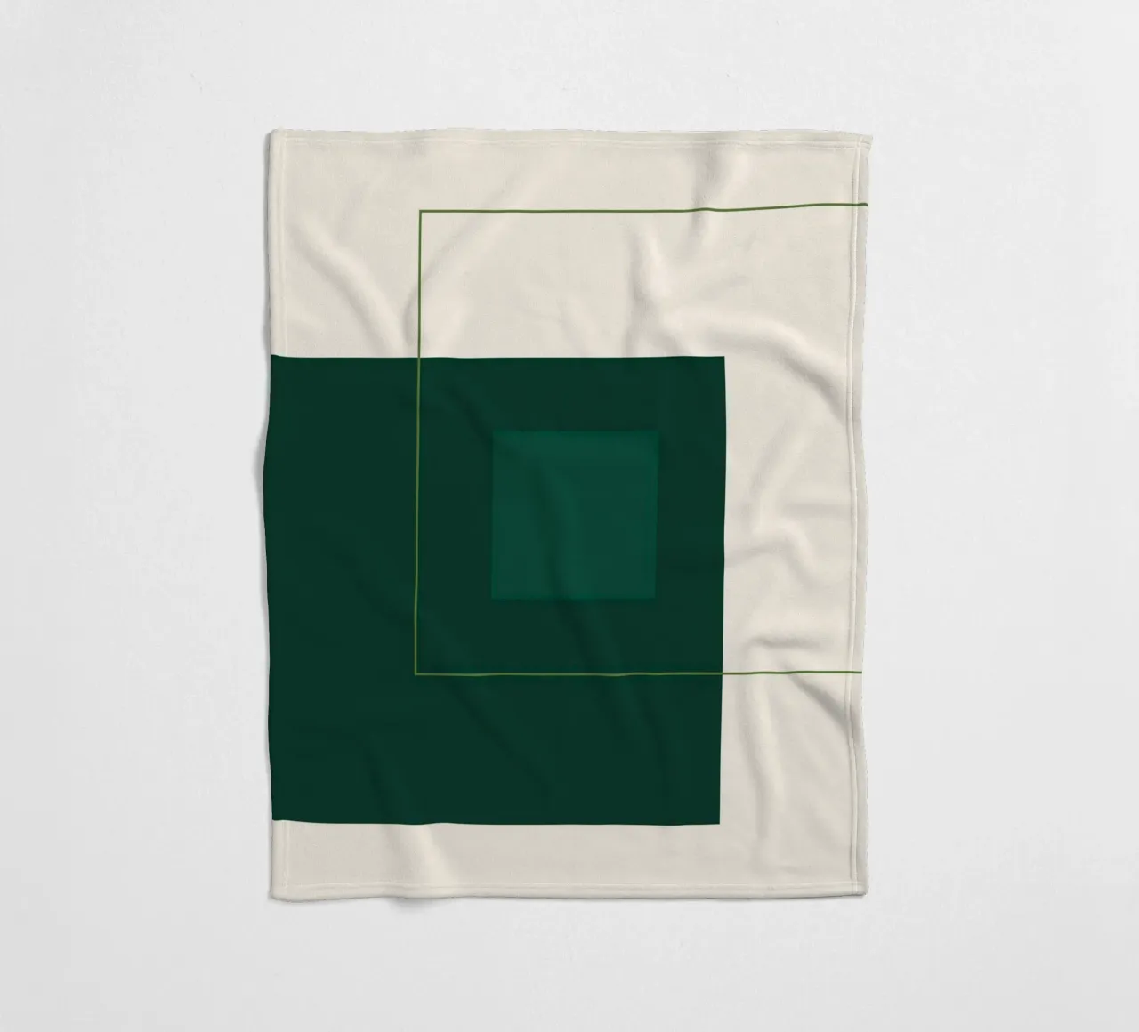 Green Square Composition coperta in pile da adrianooliveira