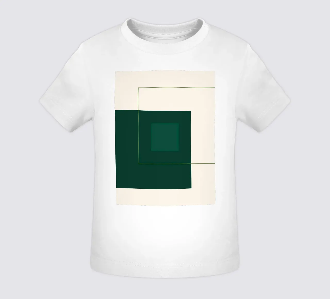 Green Square Composition maglietta neonato da adrianooliveira
