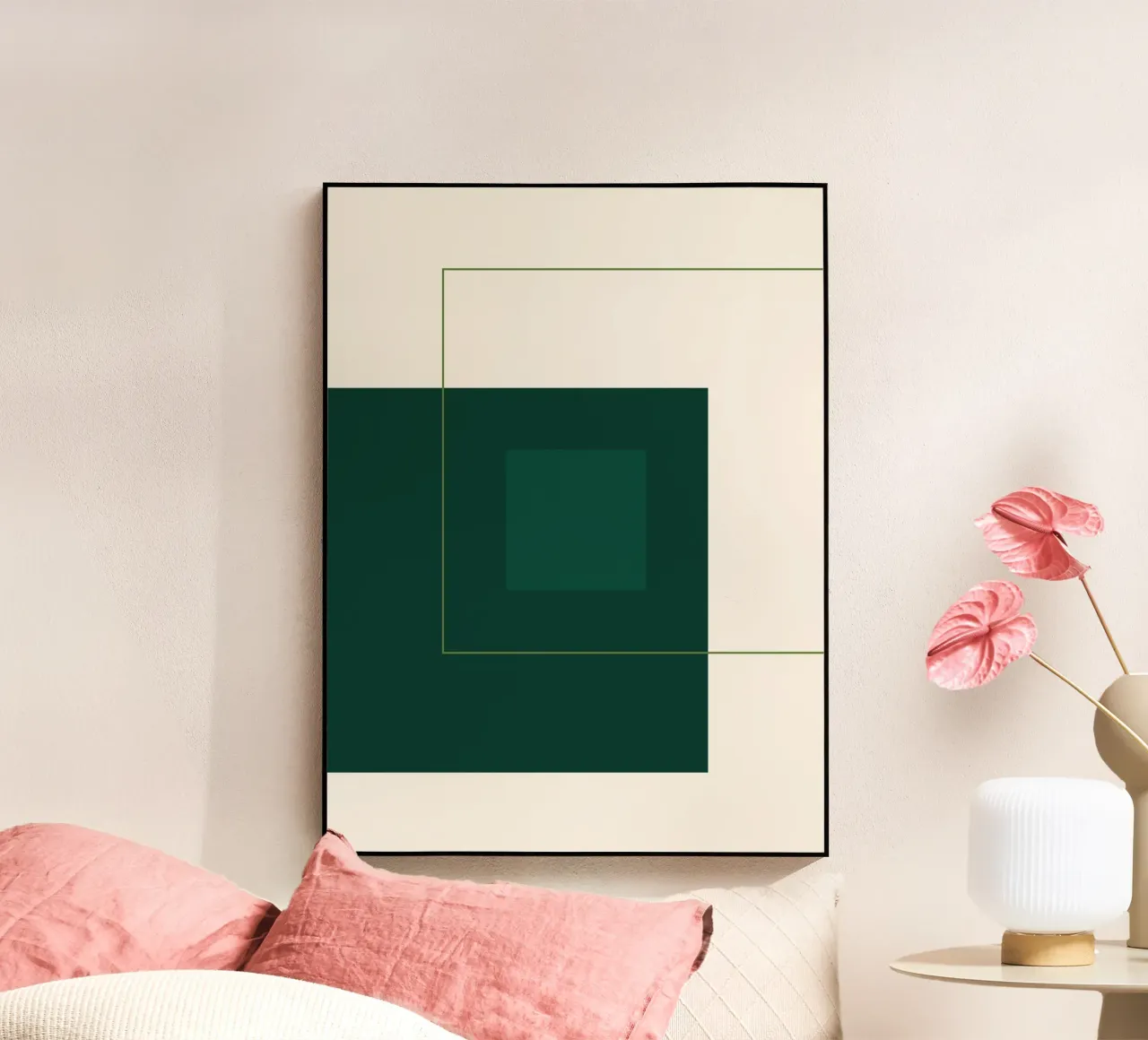 Green Square Composition plexiglass da adrianooliveira