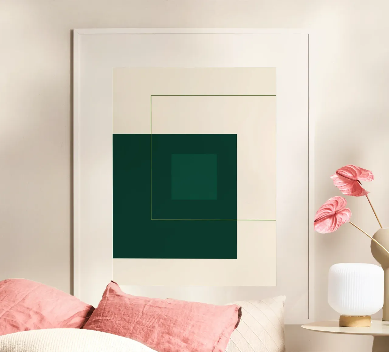 Green Square Composition carta hahnemühle da adrianooliveira