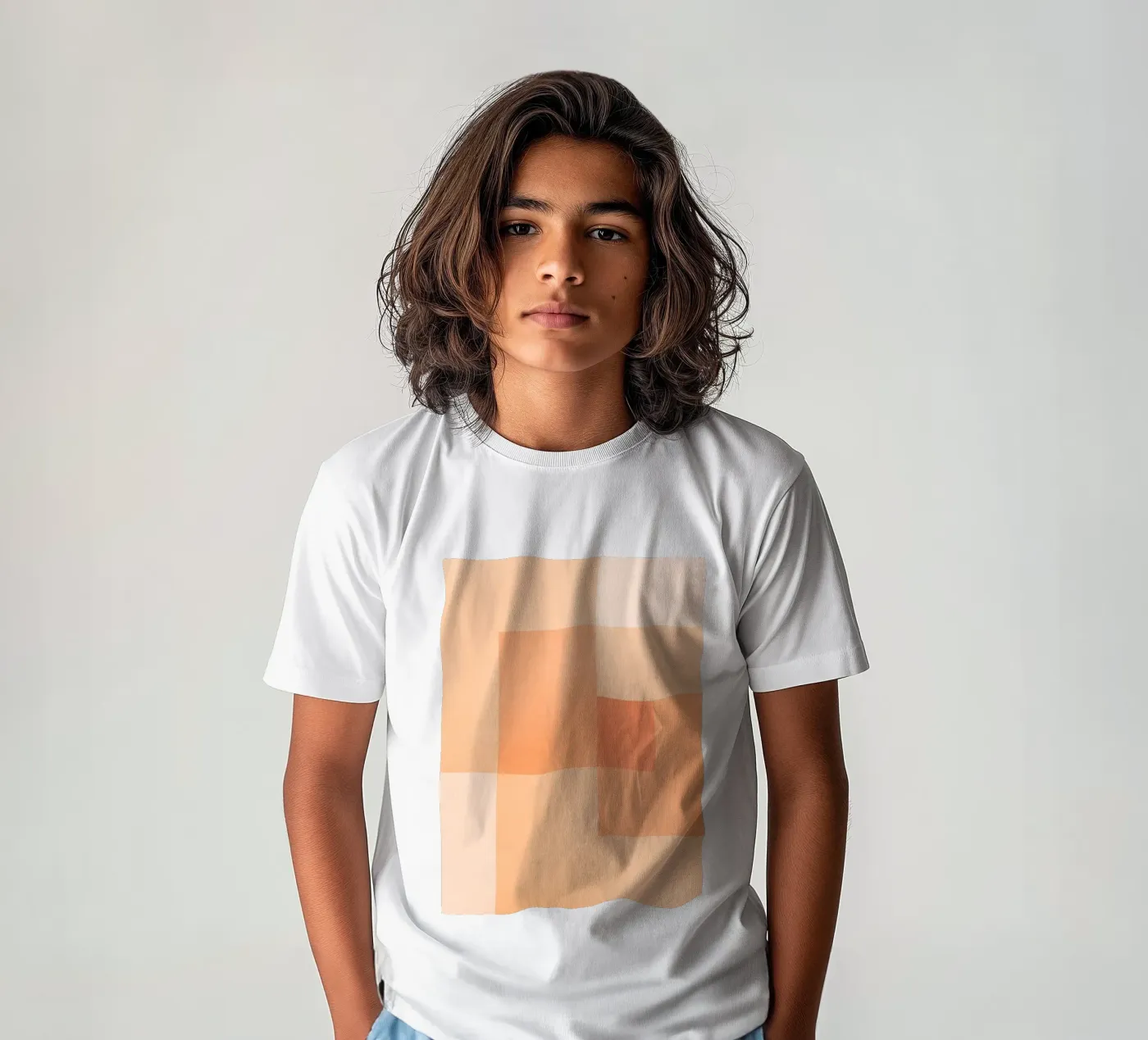 Dimensions (orange) t-shirt bambini da adrianooliveira