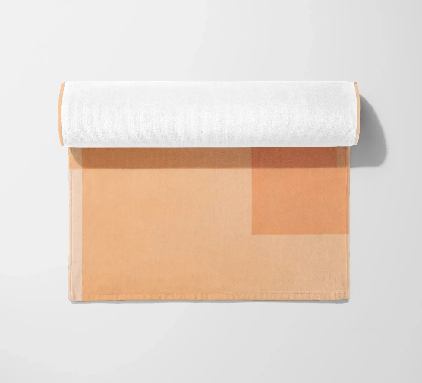 Dimensions (orange) strandhanddoek van adrianooliveira