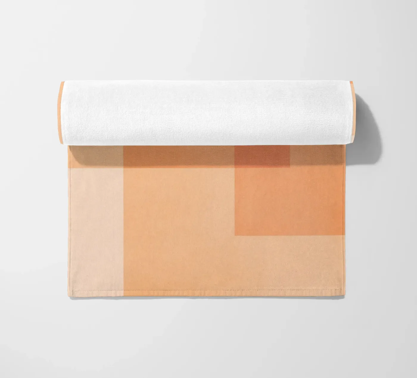 Dimensions (orange) strandhanddoek van adrianooliveira