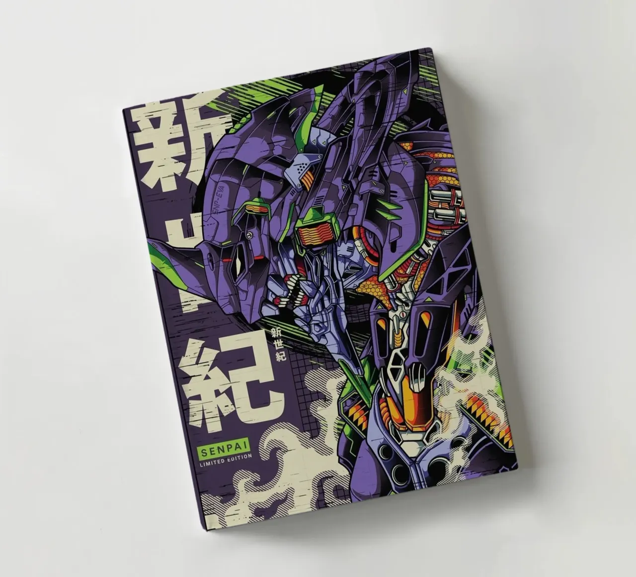 Evangelion Senpai notebook by Waylons Studio