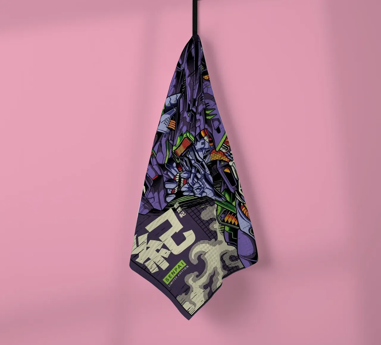 Evangelion Senpai Geschirrtuch von Waylons Studio
