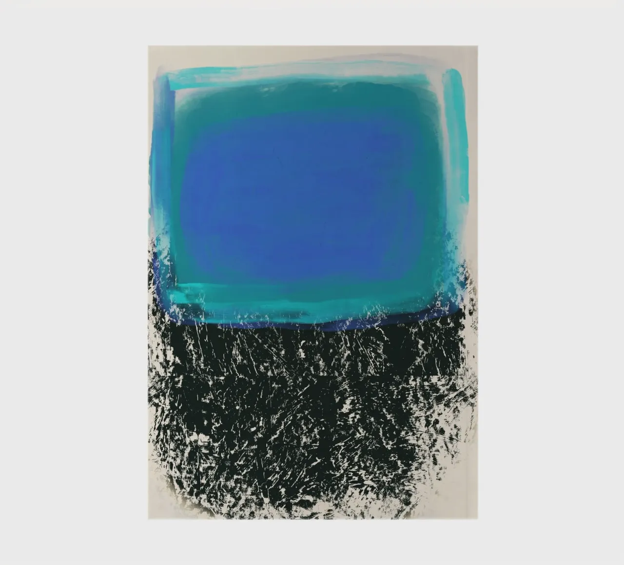 Large Neon abstract pool notebook by Little Dean