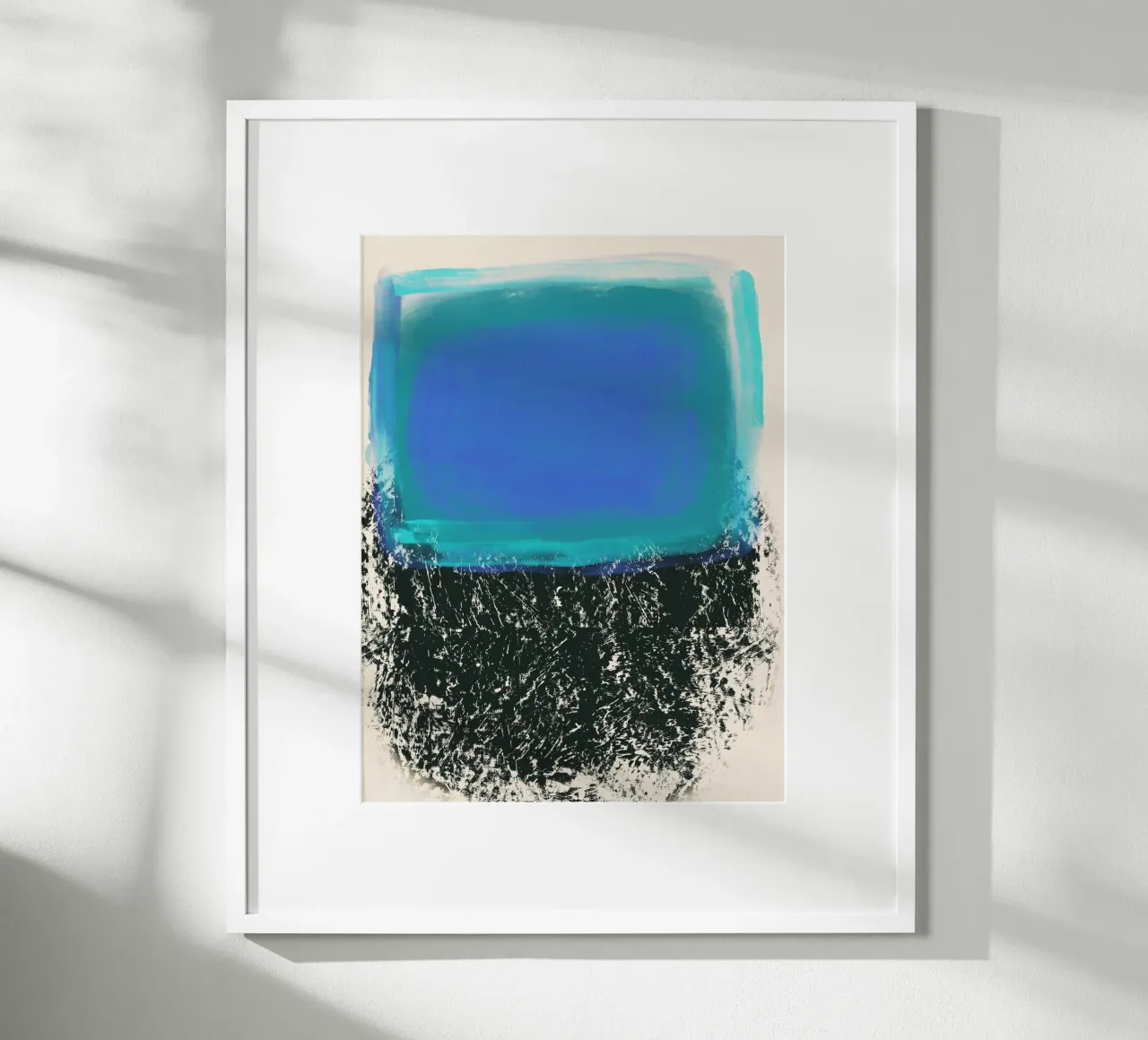 Large Neon abstract pool hahnemühle by Little Dean