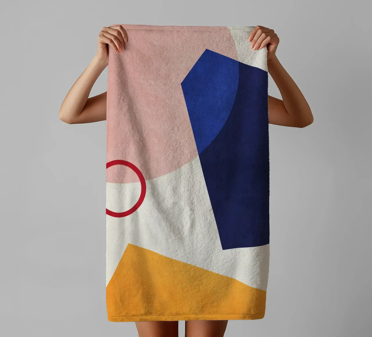 Color Geometry no. 5 asciugamano da bagno da adrianooliveira