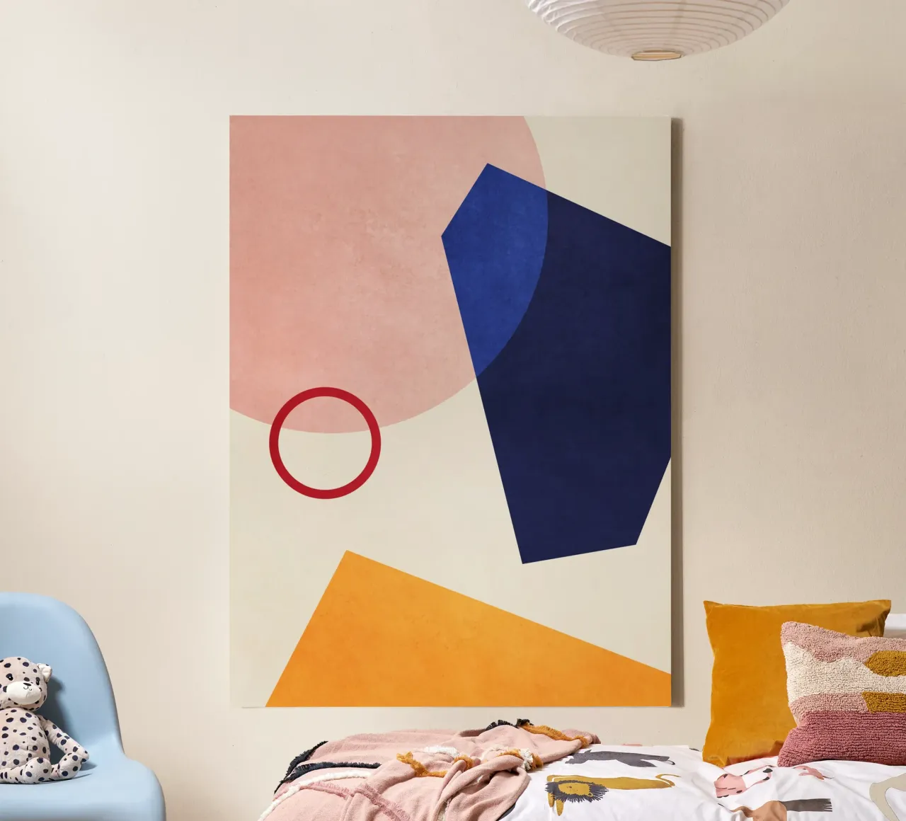 Color Geometry no. 5 tela con Cornice a cassetta da adrianooliveira