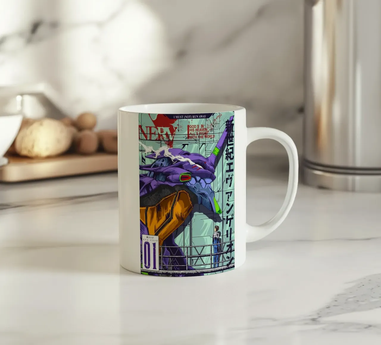 Robo n. 1 tazza in ceramica da Waylons Studio