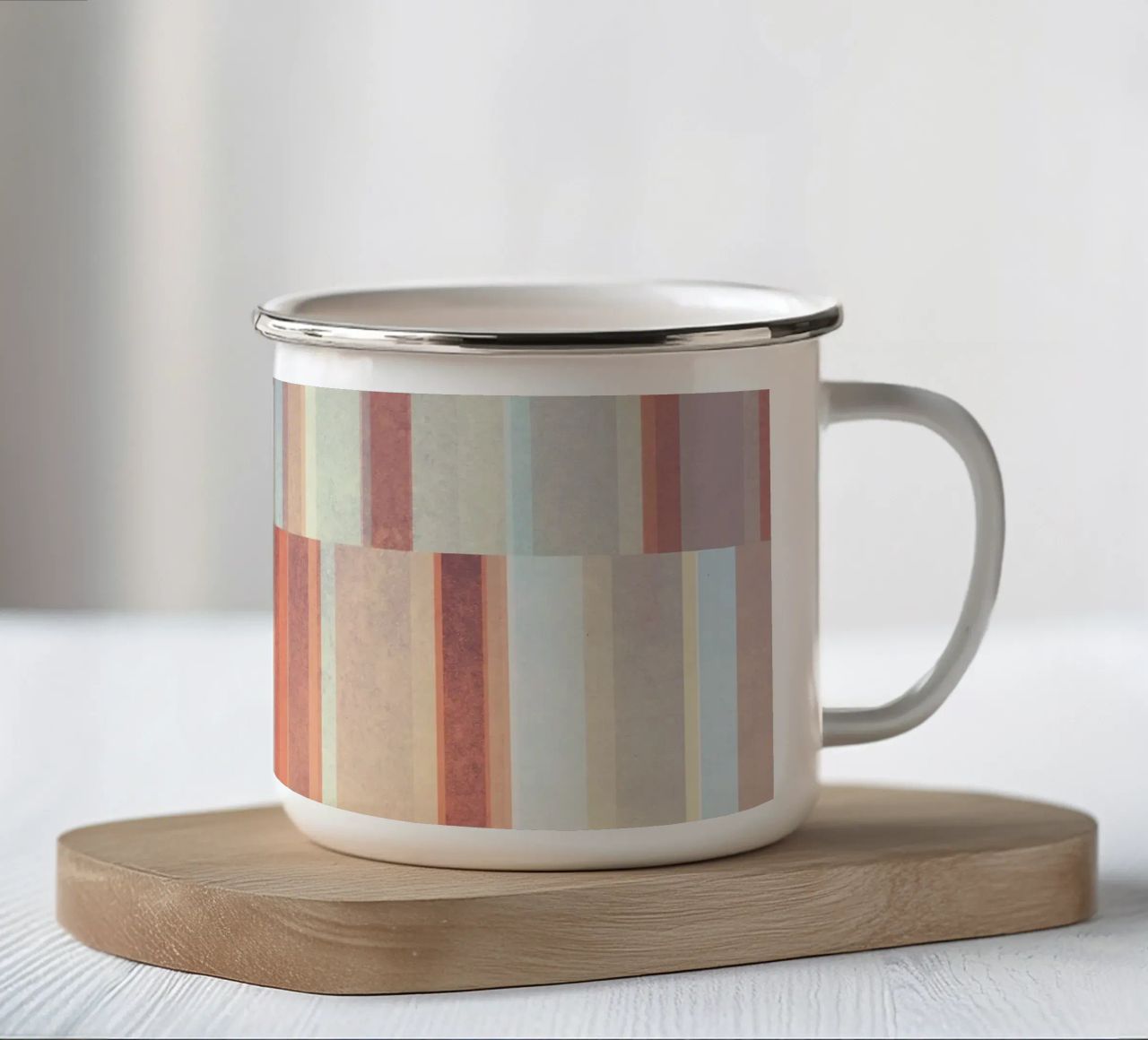 Parallels no. 1 tazza in smalto da adrianooliveira