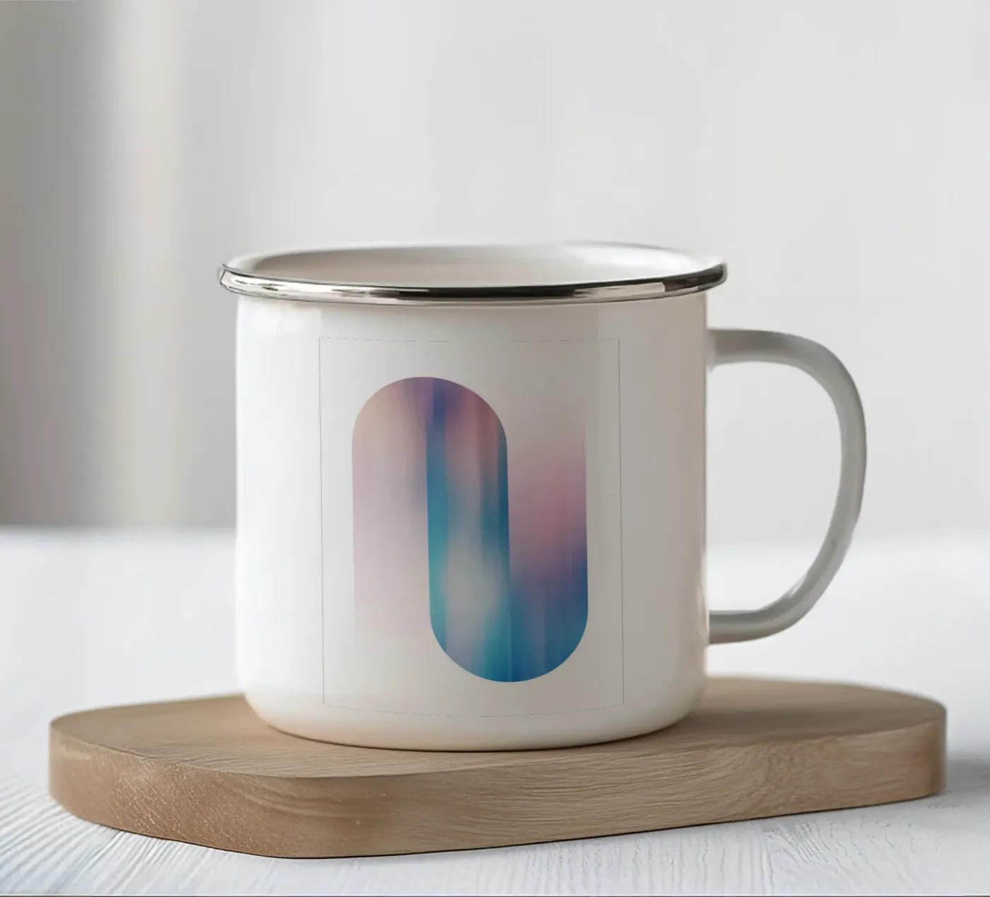 Intersection no. 2 enamel mug by adrianooliveira