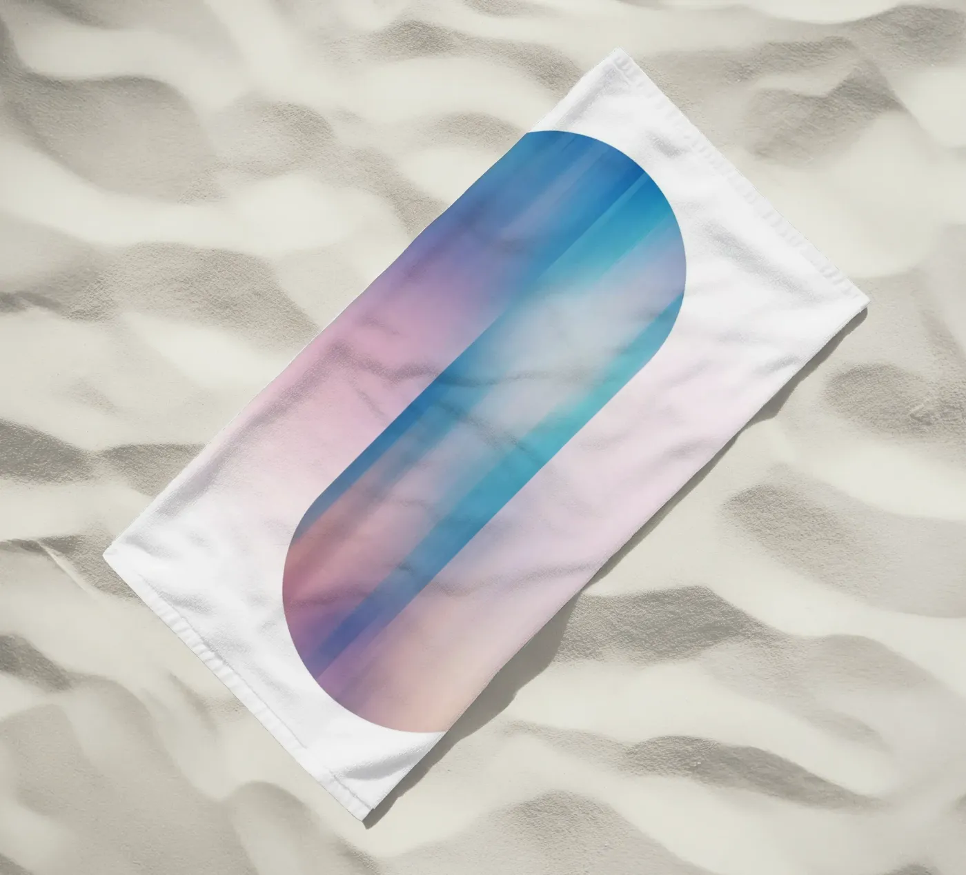 Intersection no. 2 strandhanddoek van adrianooliveira