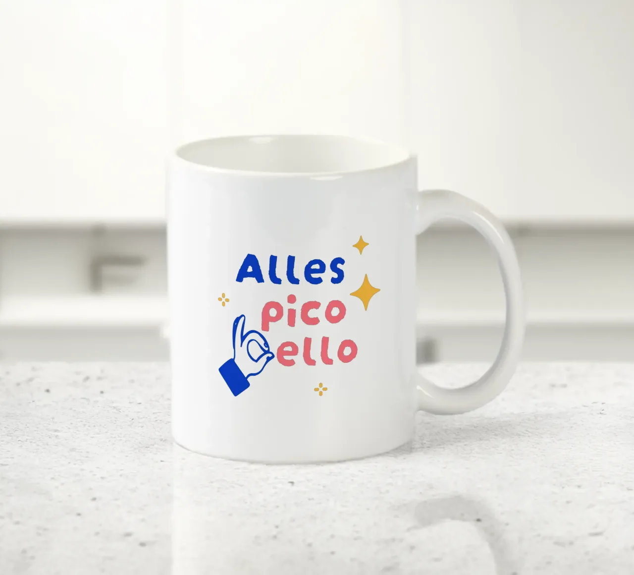 Alles picobello tazza in ceramica da Bureau Purpur