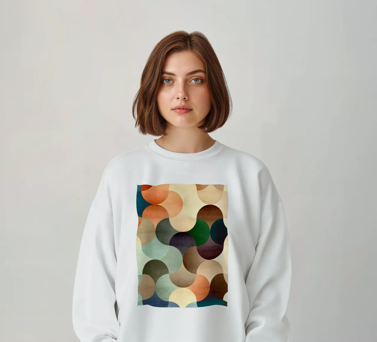Abstract Circles no. 1 sweatshirt by adrianooliveira