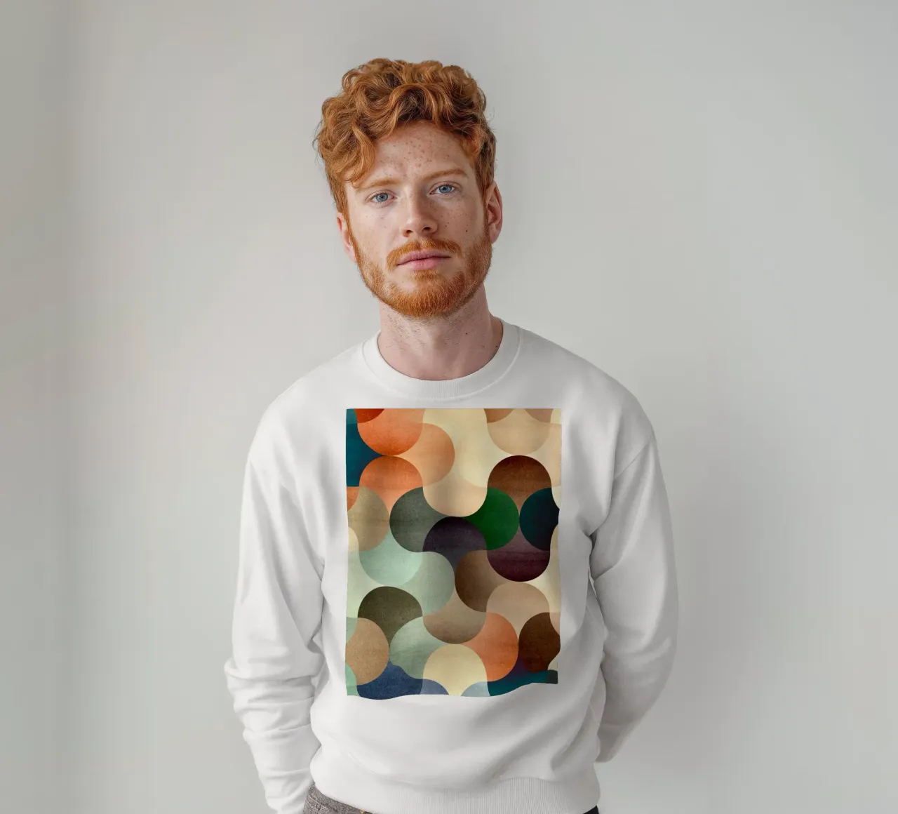 Abstract Circles no. 1 sweatshirt by adrianooliveira