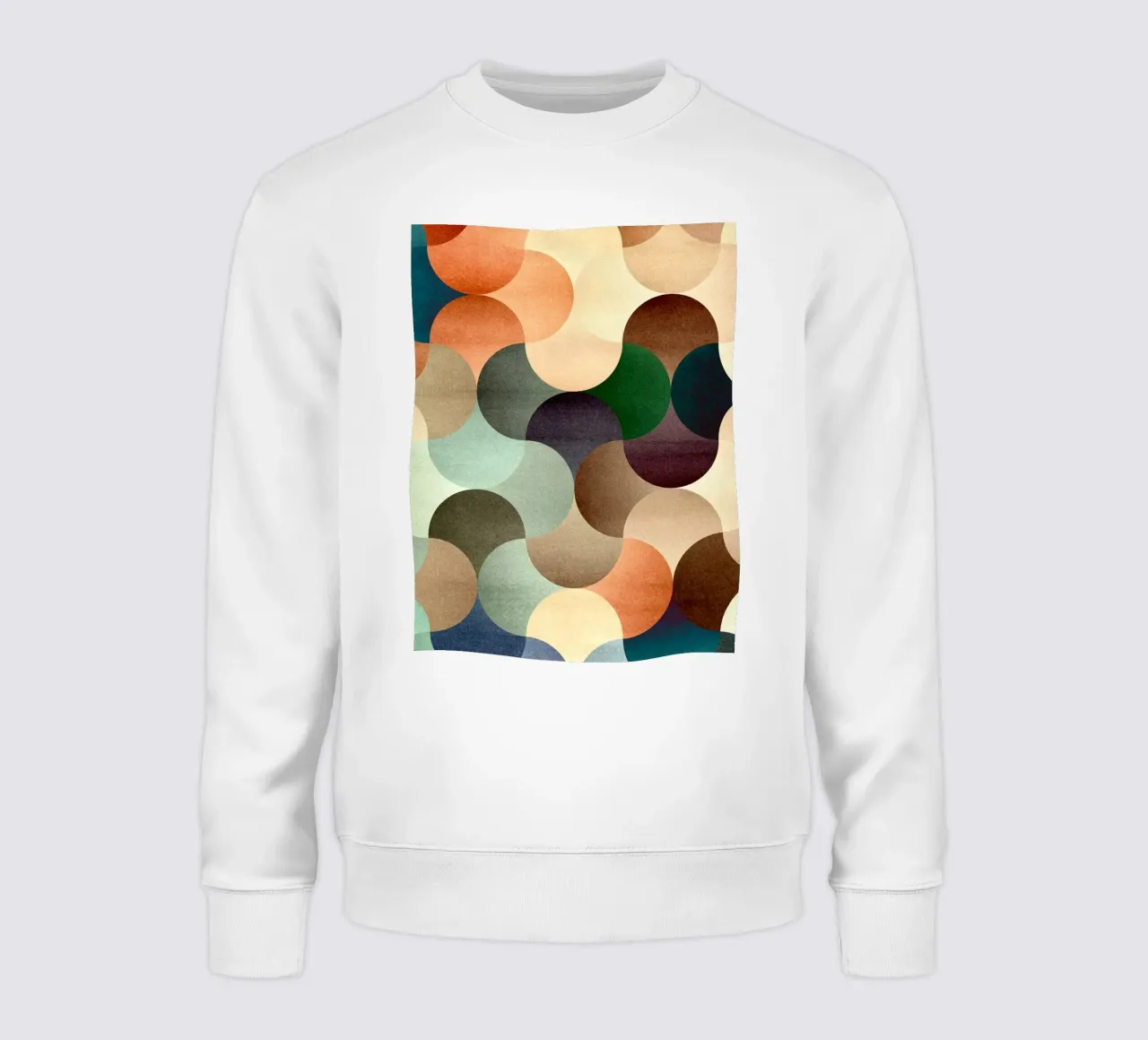 Abstract Circles no. 1 sweatshirt by adrianooliveira