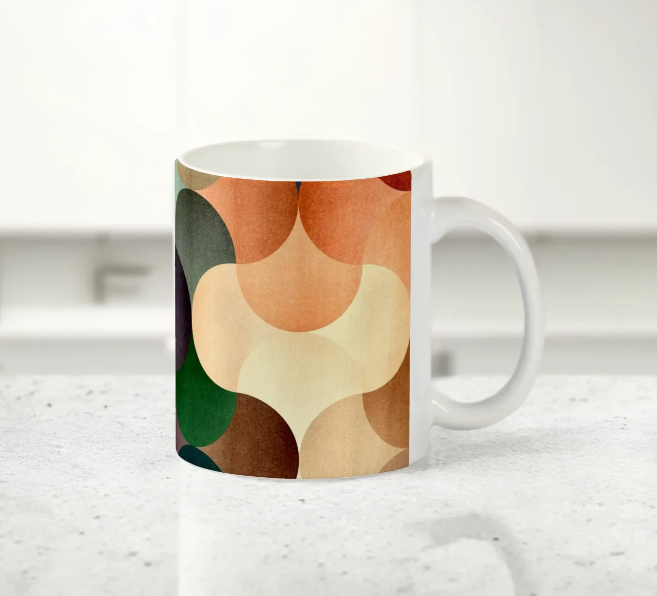 Abstract Circles no. 1 tazza in ceramica da adrianooliveira