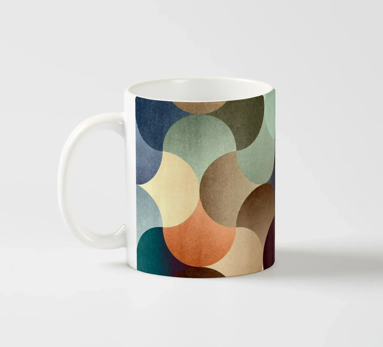 Abstract Circles no. 1 tazza in ceramica da adrianooliveira