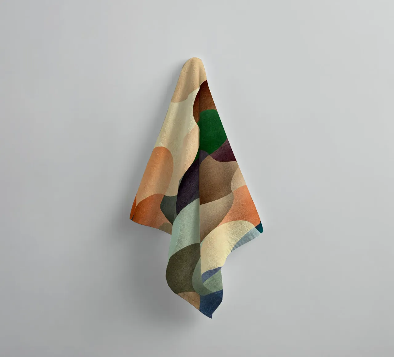 Abstract Circles no. 1 towel by adrianooliveira