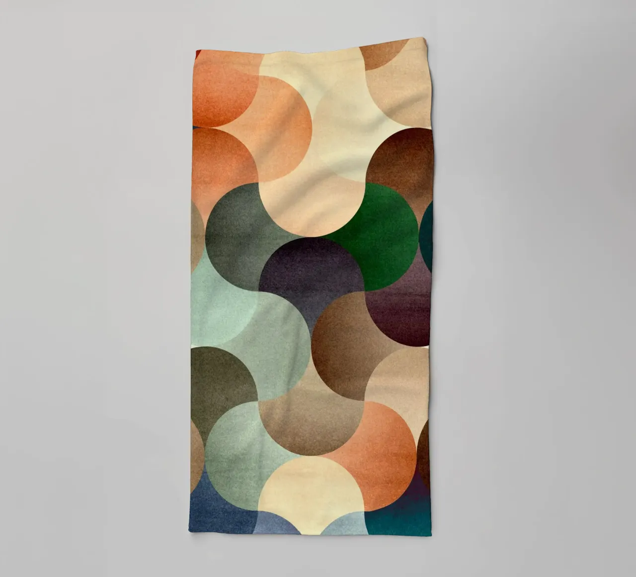 Abstract Circles no. 1 towel by adrianooliveira