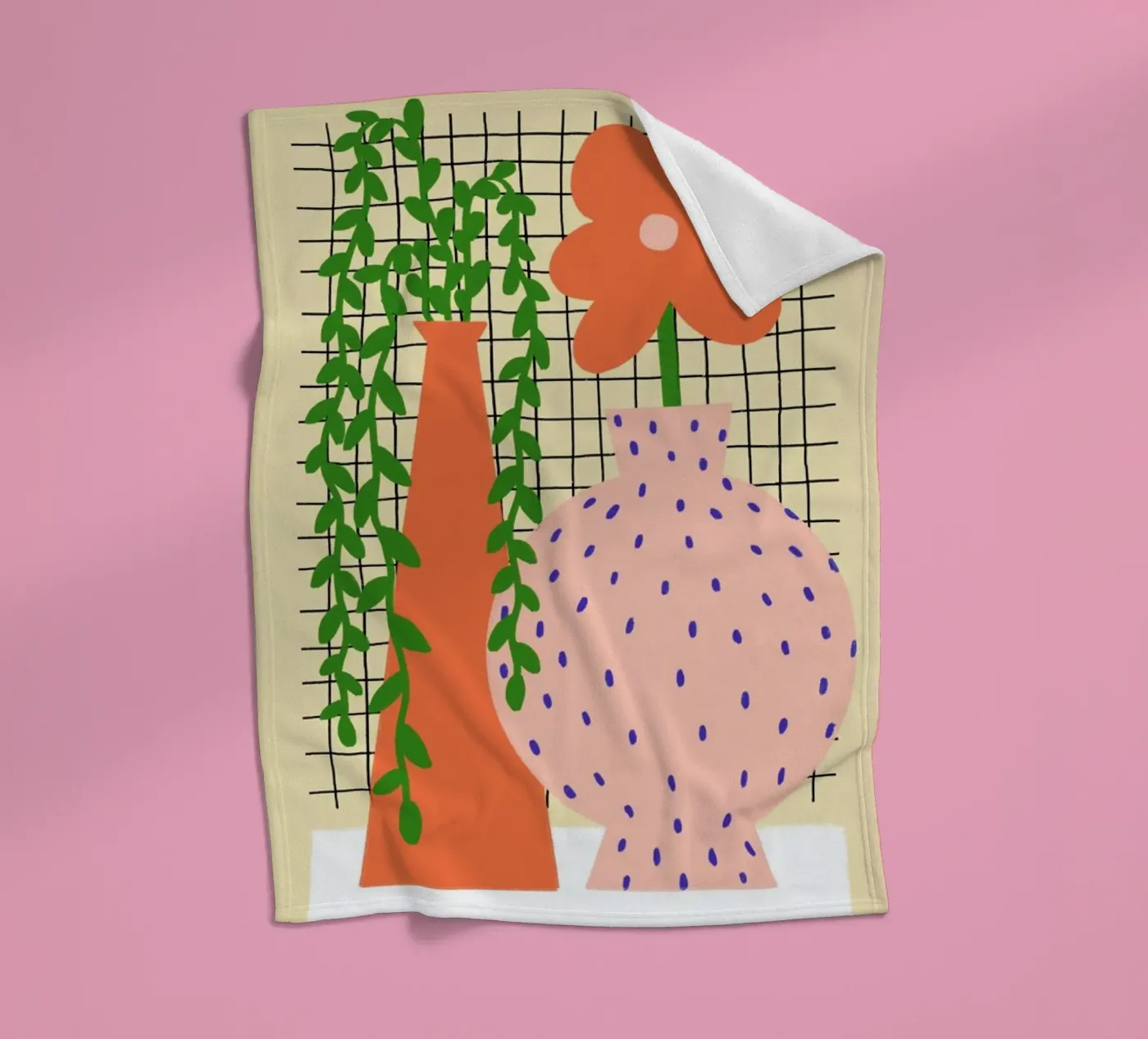 Isla fleece blanket by Pure