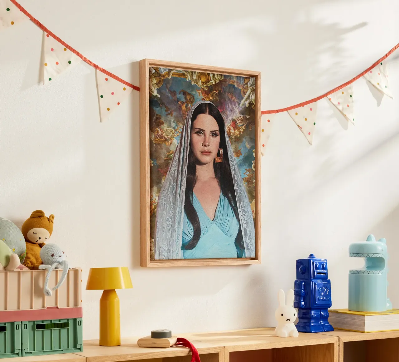 Lana Del Rey Renaissance tela con Cornice a cassetta da Attaboy Dsgn