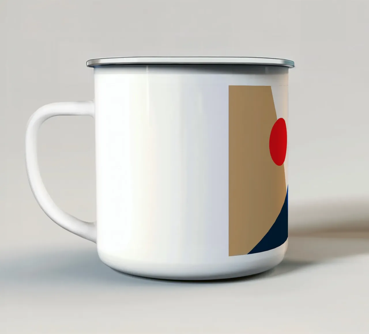 Geometric Harmony no. 1 tazza in smalto da adrianooliveira