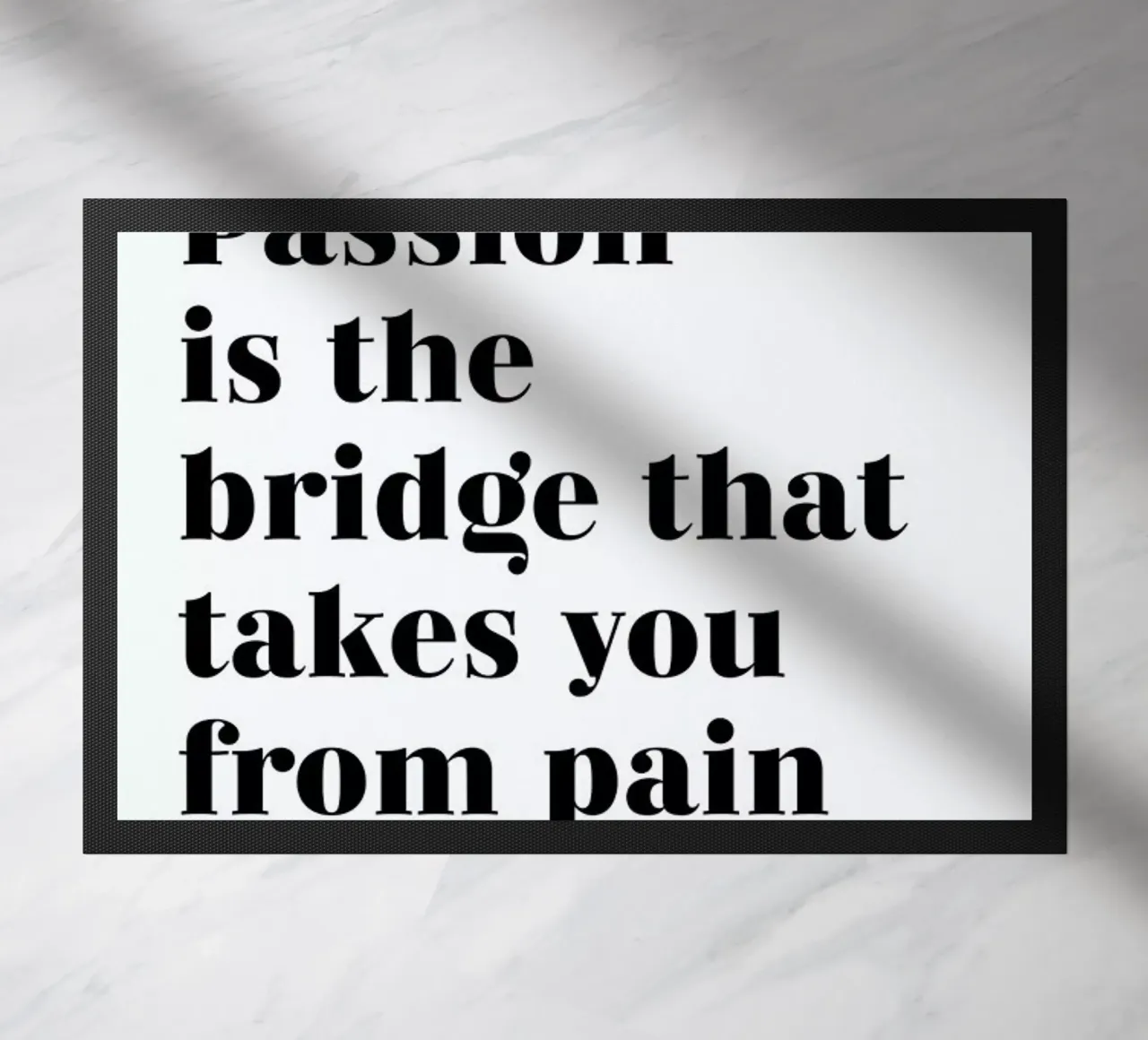 Passion is the Bridge zerbino da typed