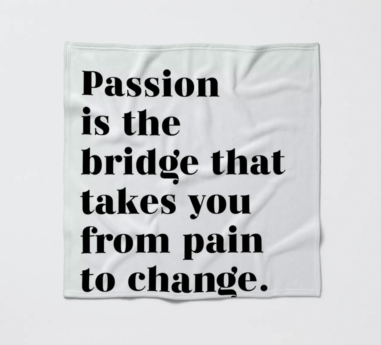 Passion is the Bridge coperta in pile da typed