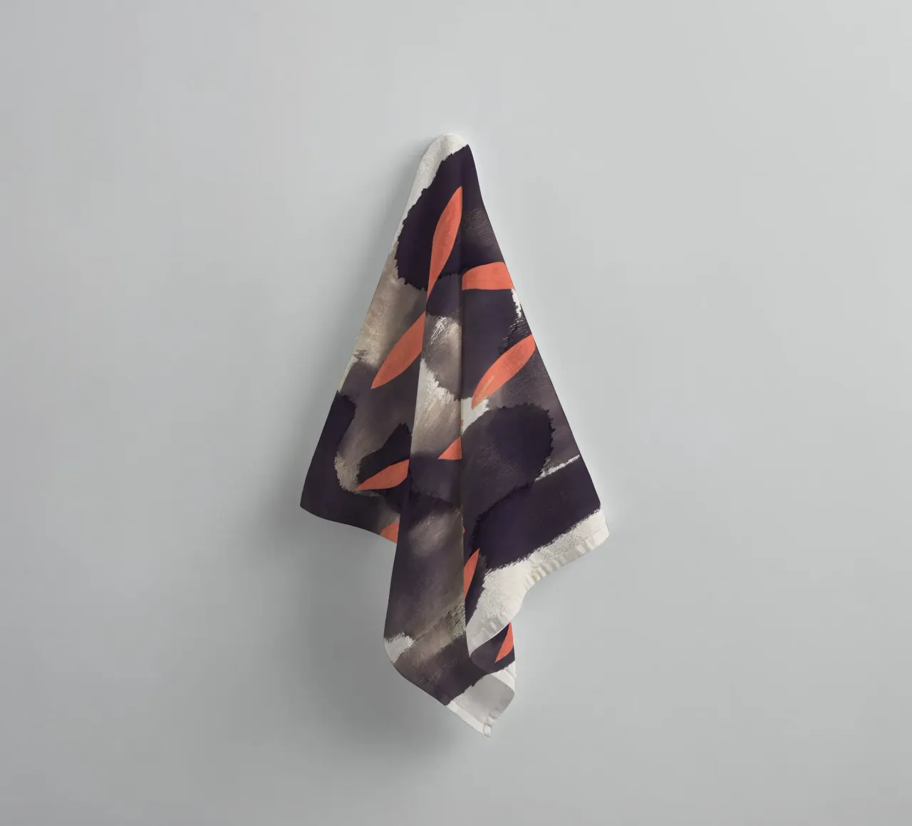 Brush work bold abstract towel by Little Dean