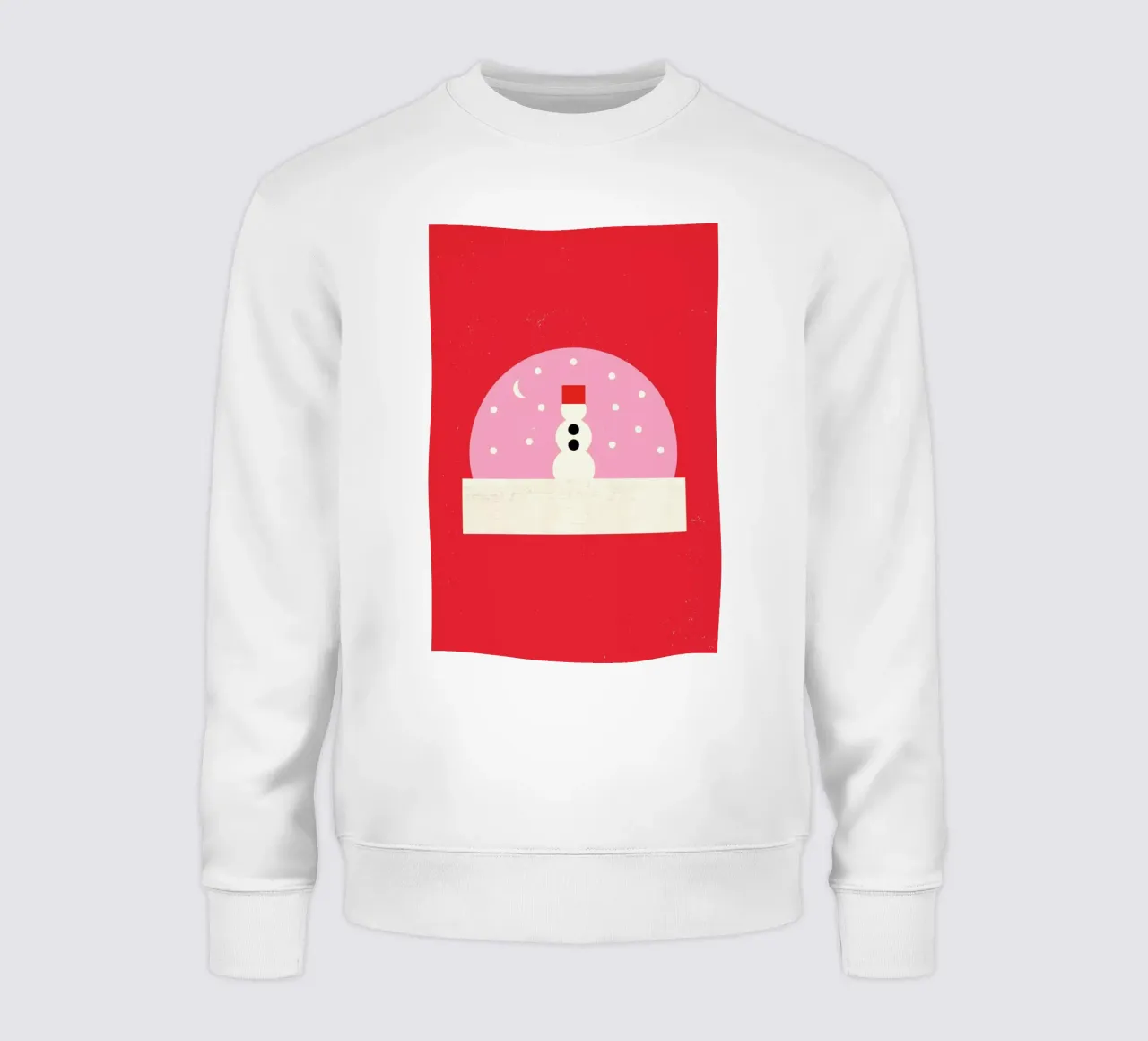 Snowman Snowglobe felpa da daylight design studio