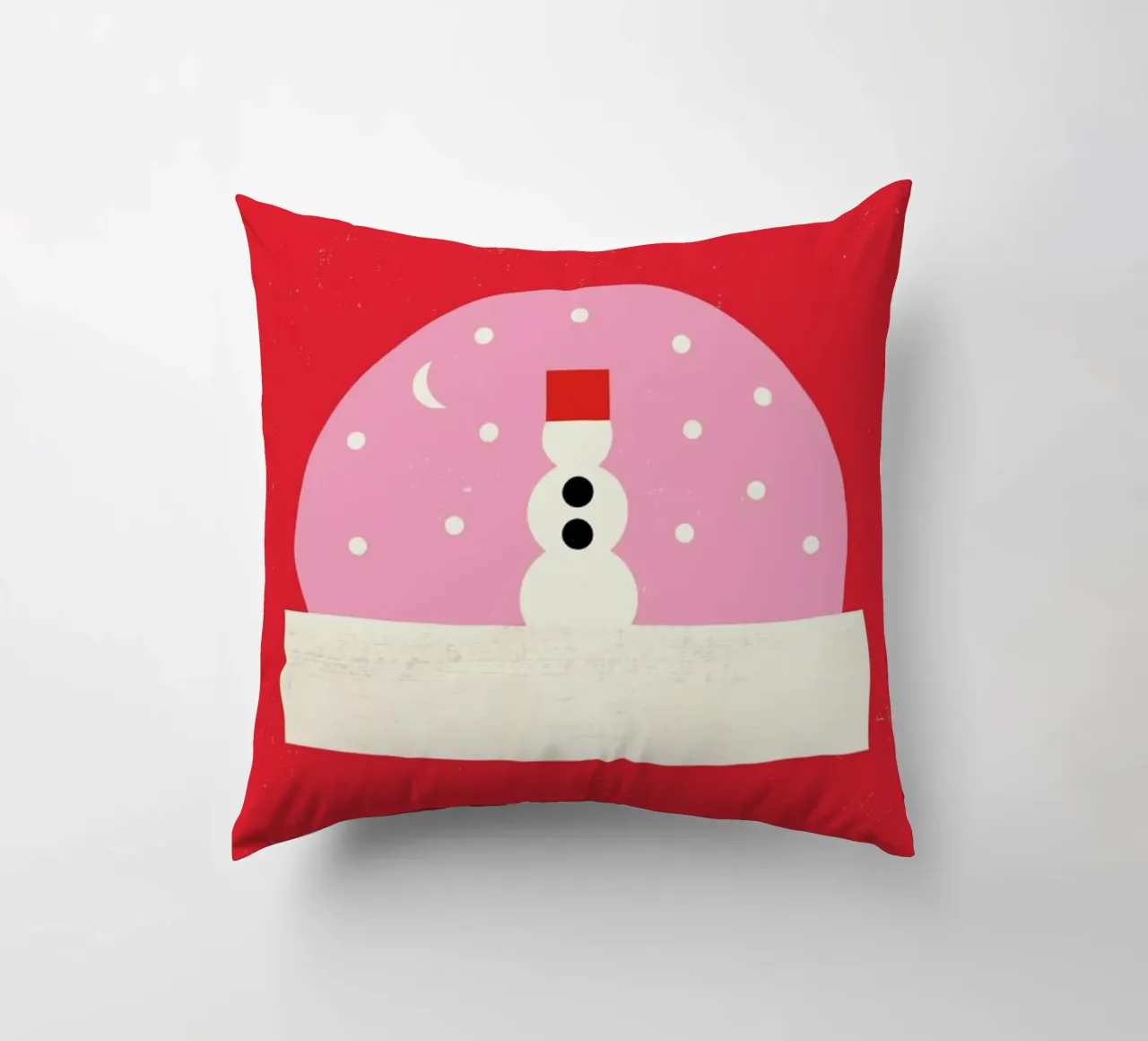 Snowman Snowglobe cuscino da daylight design studio