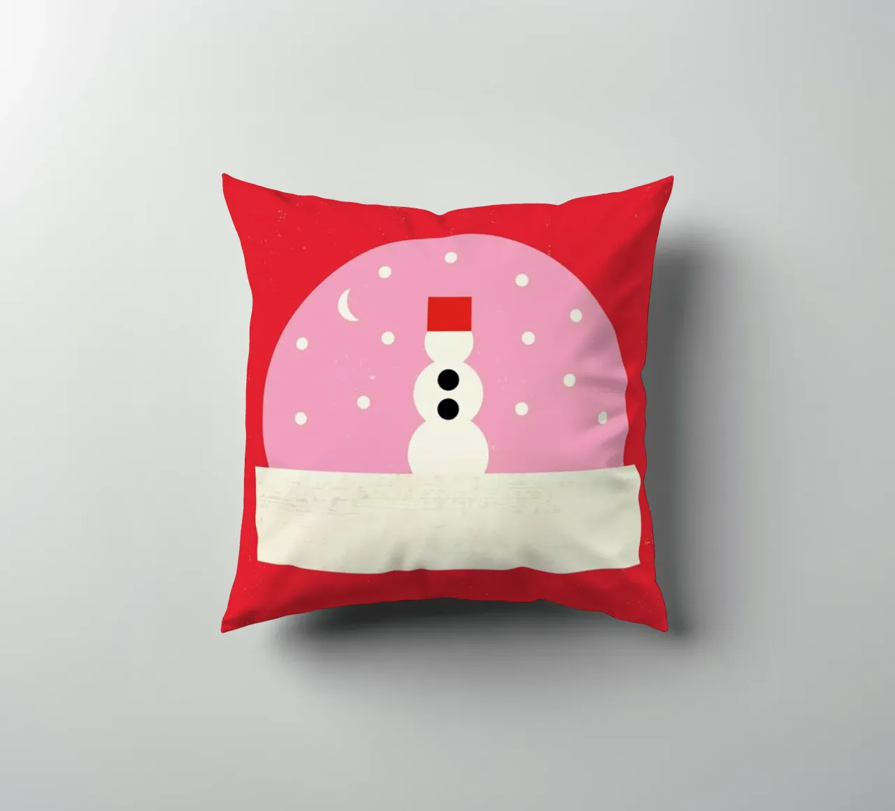 Snowman Snowglobe cuscino da daylight design studio