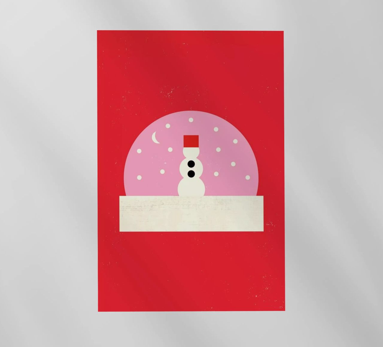 Snowman Snowglobe pellicola backlit da daylight design studio