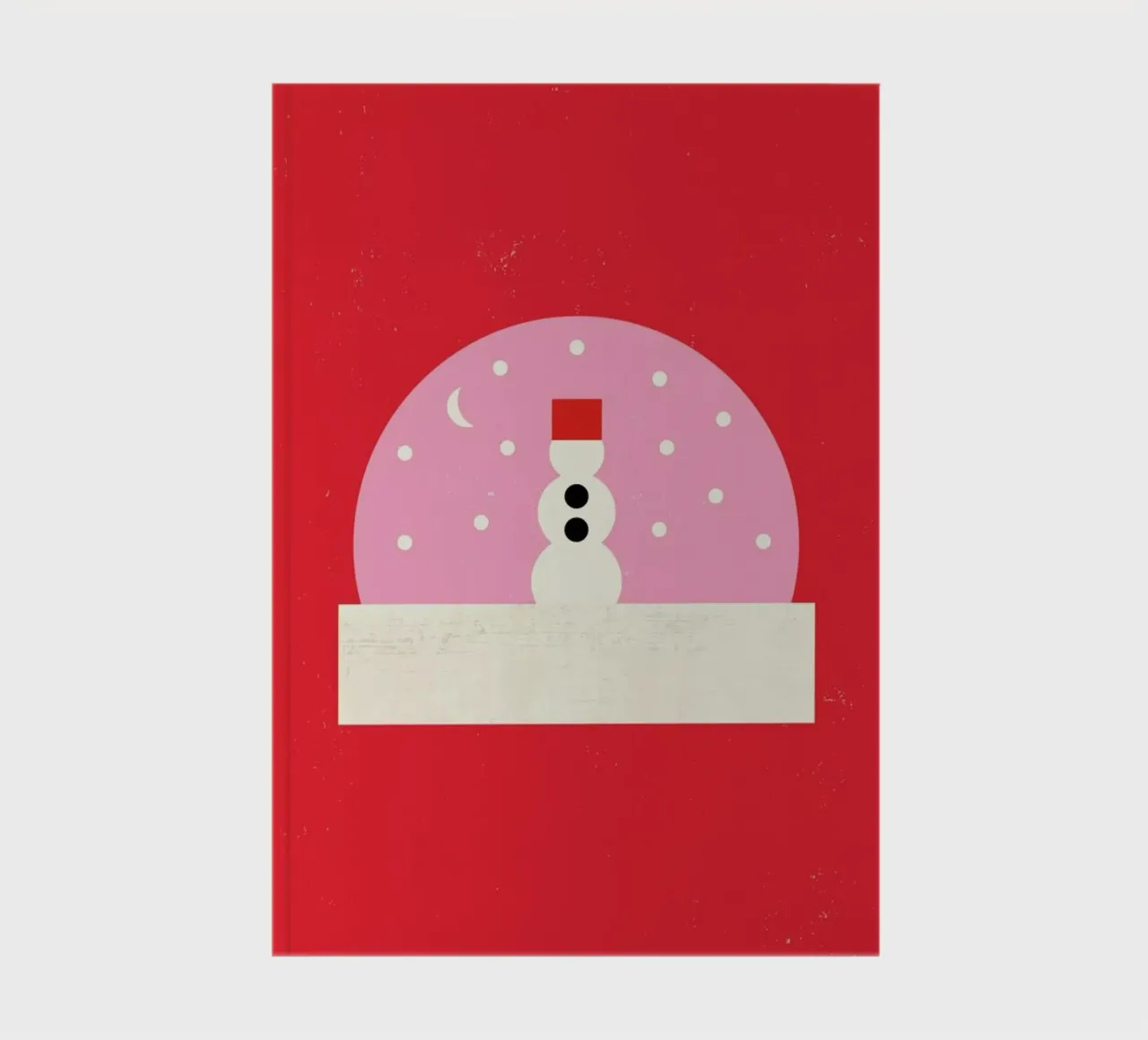 Snowman Snowglobe carnet de notes de daylight design studio