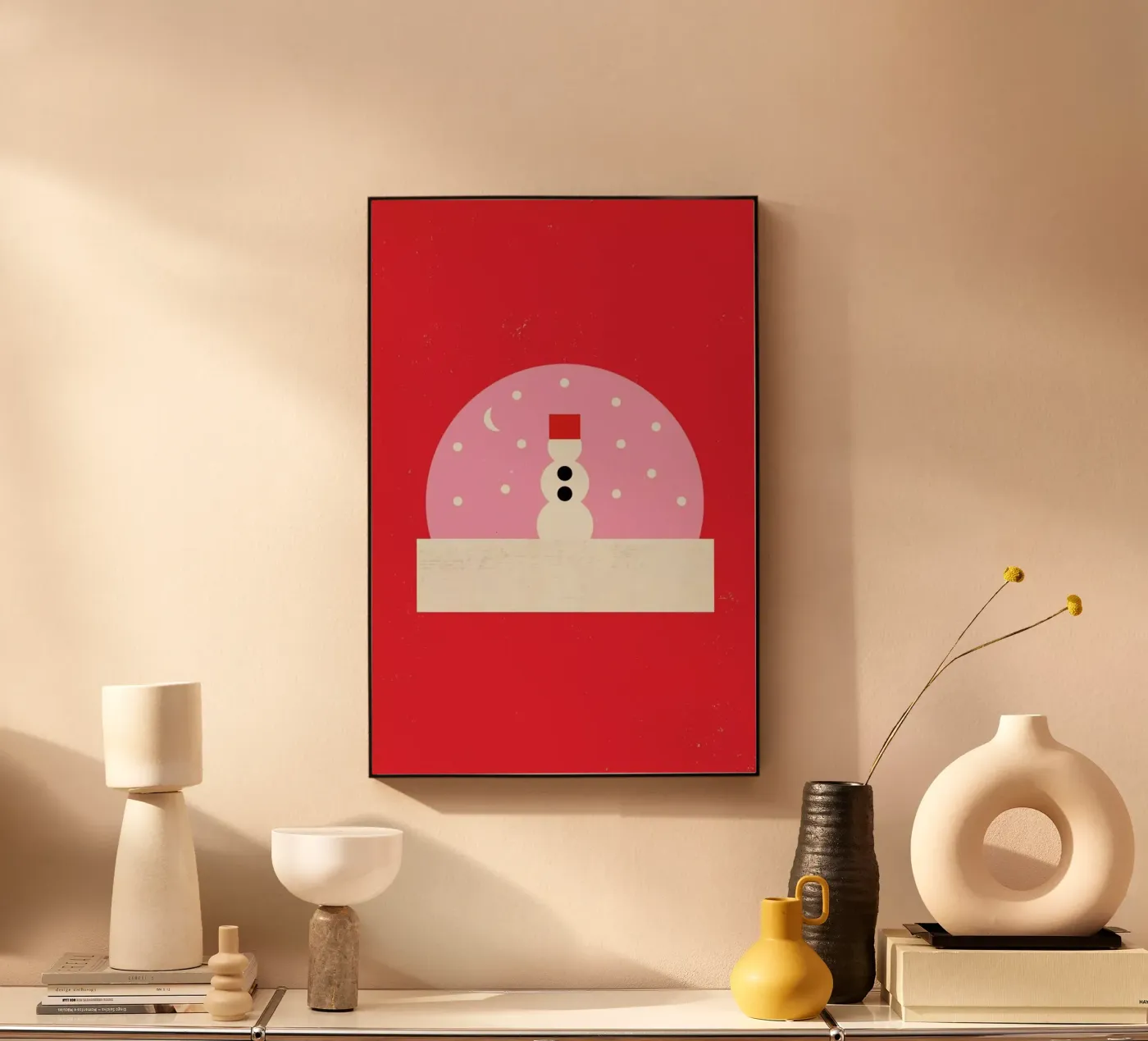 Snowman Snowglobe acryl van daylight design studio