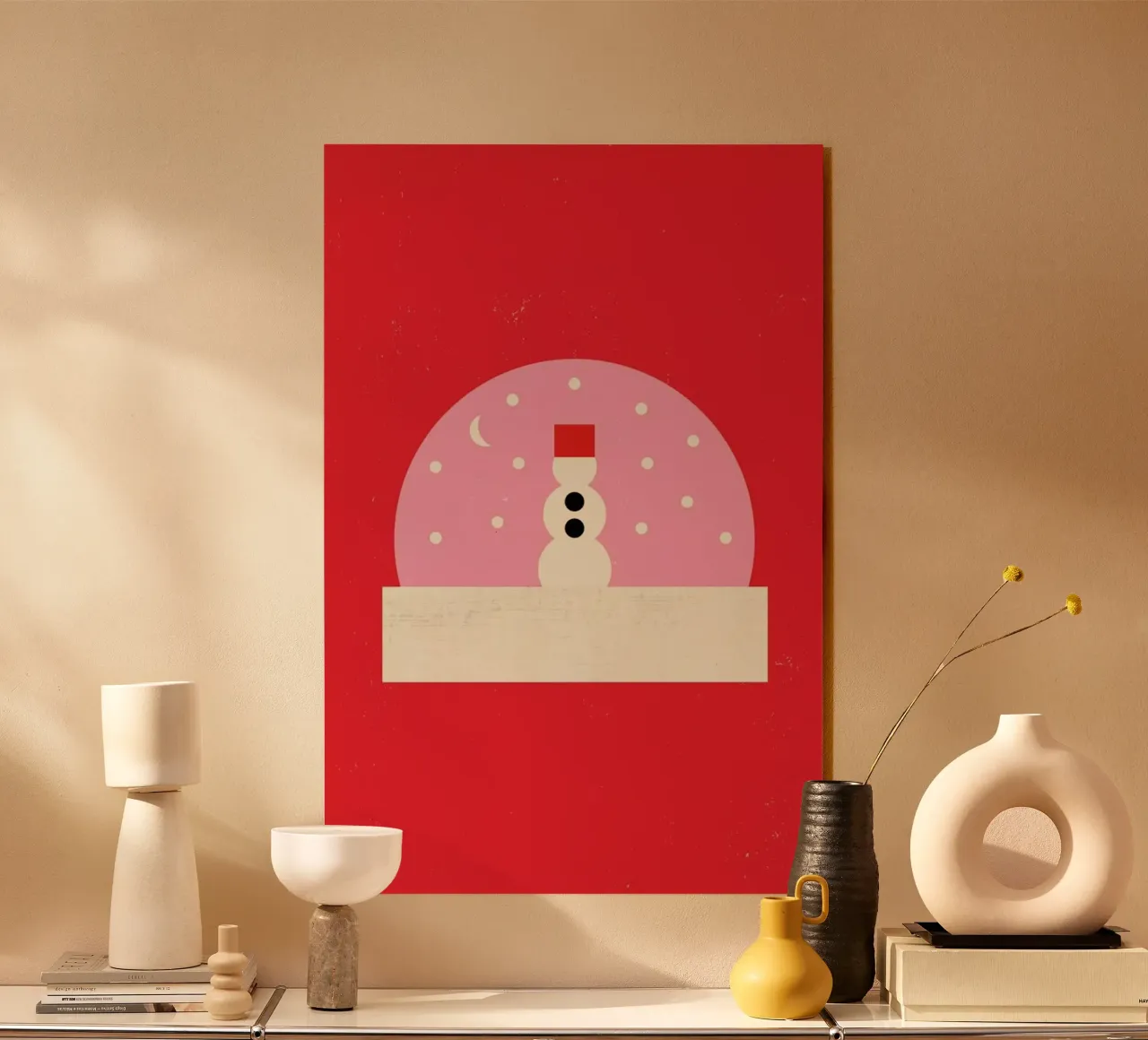 Snowman Snowglobe plexiglass da daylight design studio