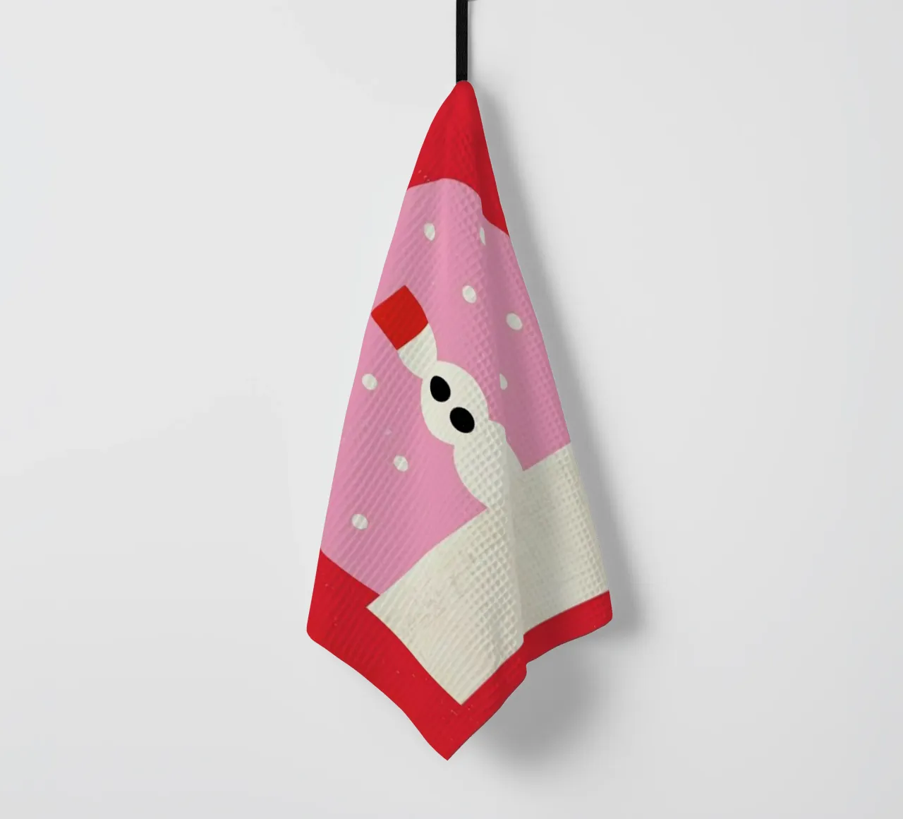 Snowman Snowglobe Geschirrtuch von daylight design studio