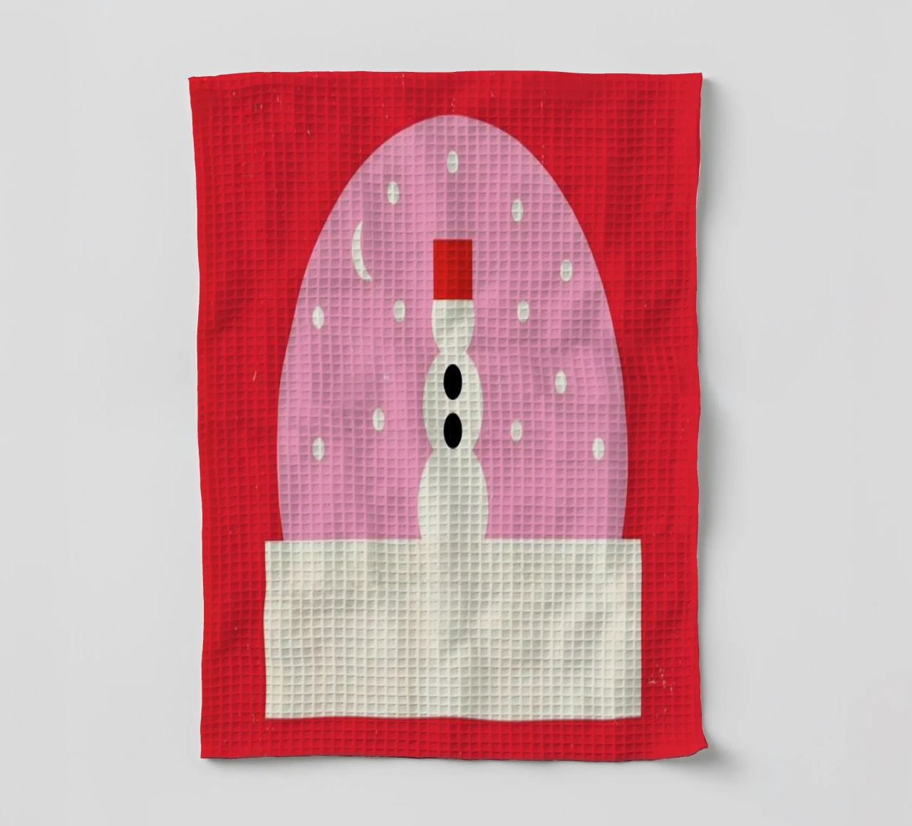Snowman Snowglobe torchon de daylight design studio