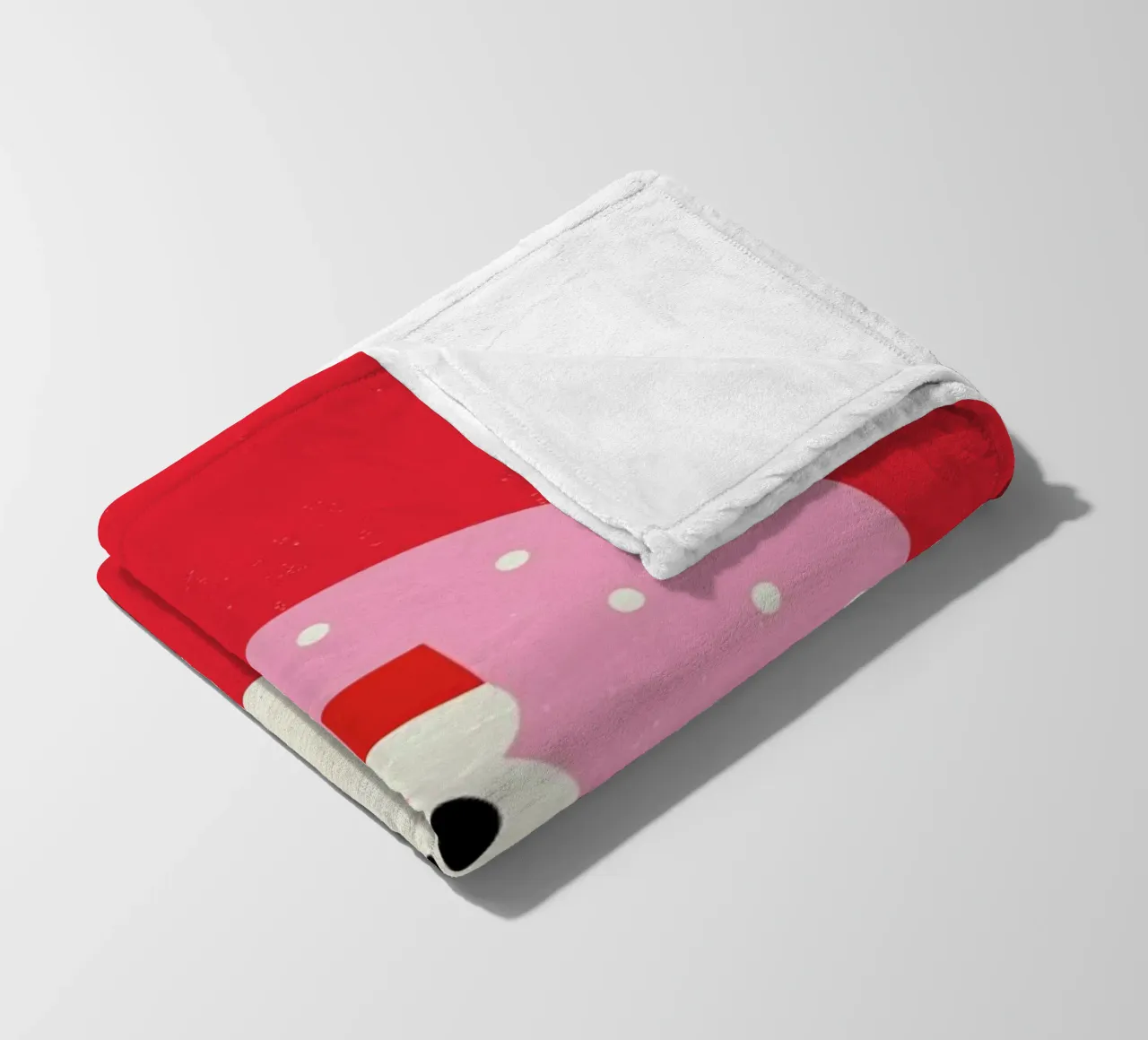 Snowman Snowglobe coperta in pile da daylight design studio