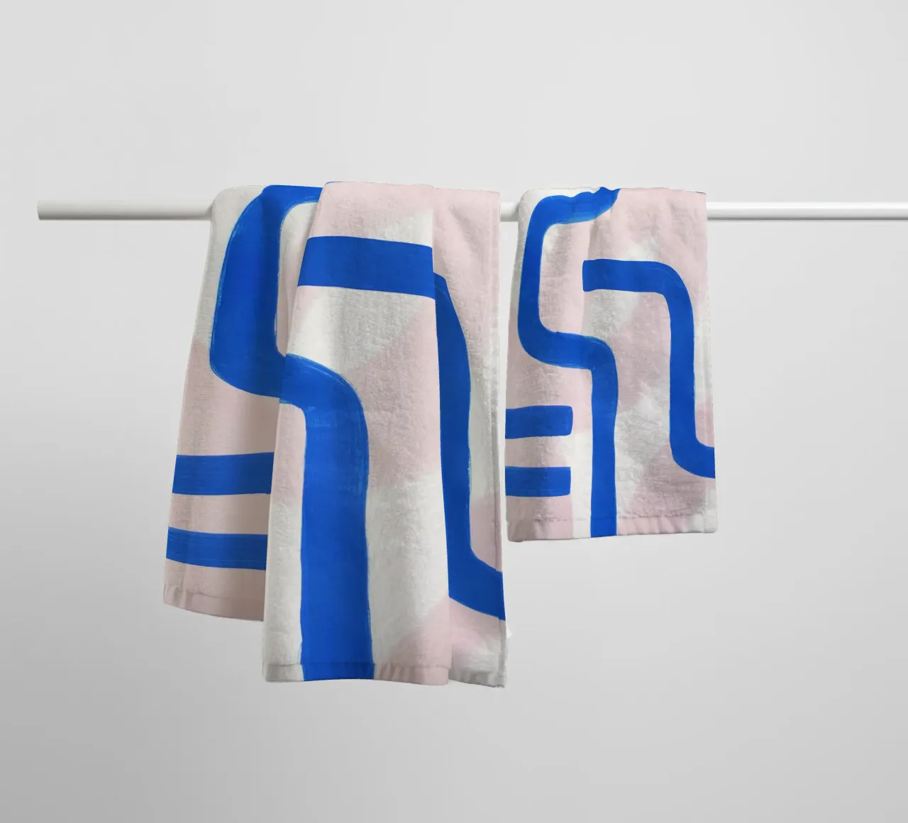 Blue Ways Abstract Painting asciugamano da bagno da adrianooliveira