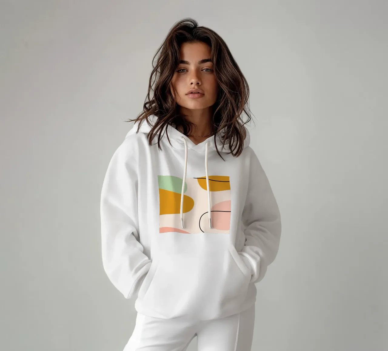 Energia Blob felpa con cappuccio da Kintsugi99