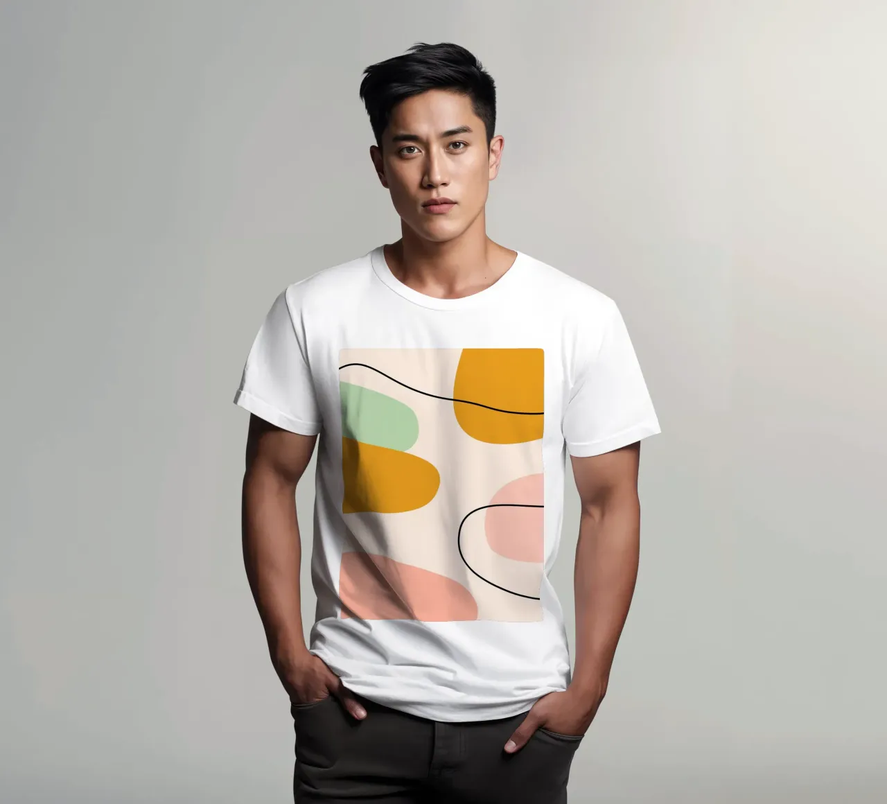 Blob Energie t-shirt van Kintsugi99