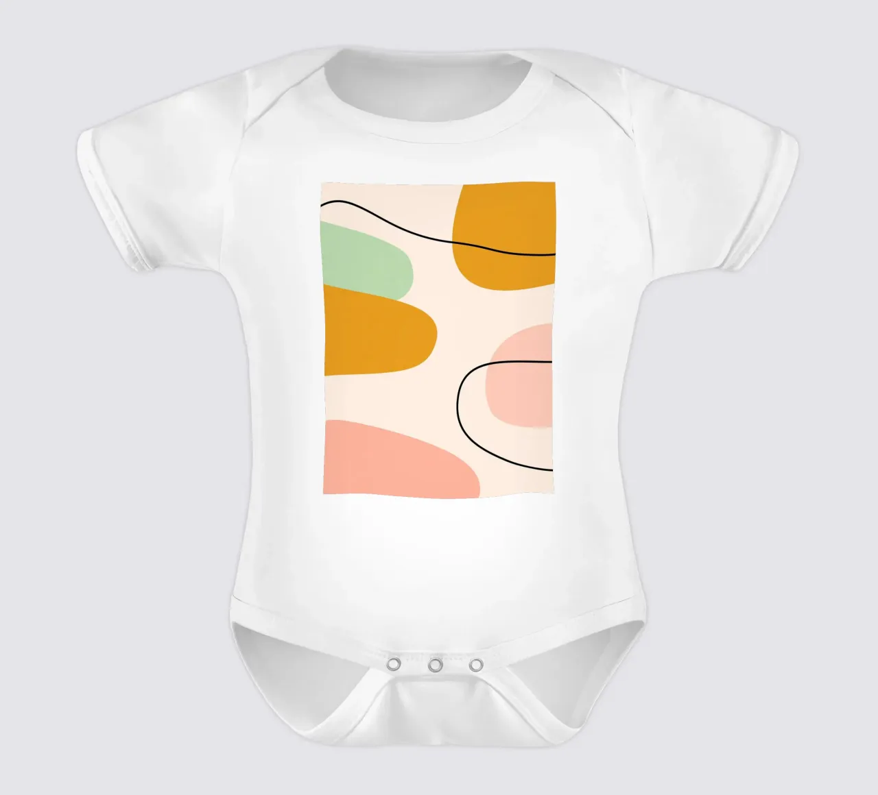 Energia Blob body neonato maniche corte da Kintsugi99