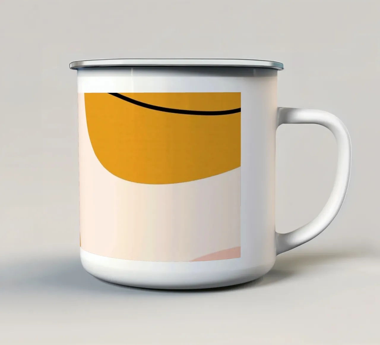 Blob Energy Emaille Tasse von Kintsugi99