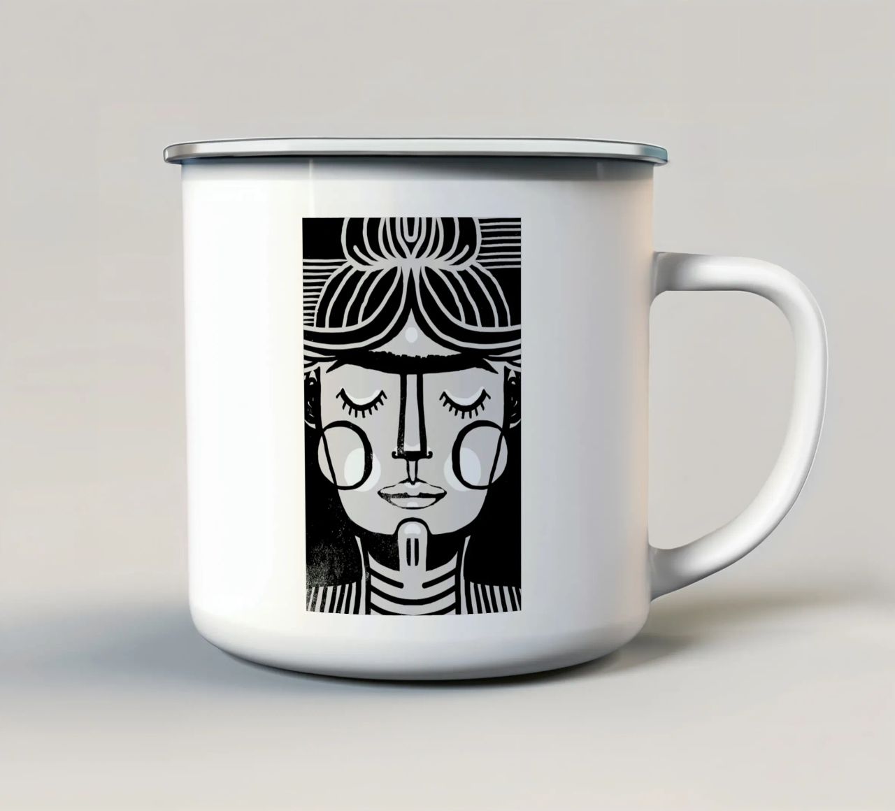 Dreaming Frida tazza in smalto da treechild