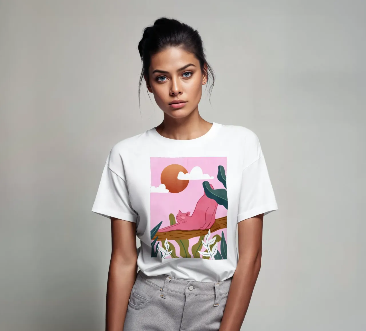 Lazy Stretch t-shirt by Kintsugi99
