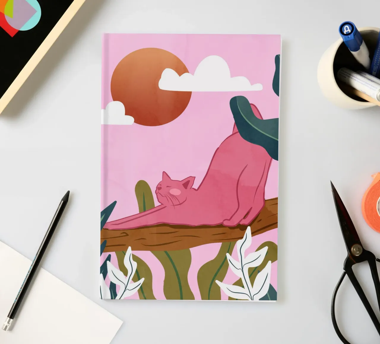 Lazy Stretch notebook by Kintsugi99